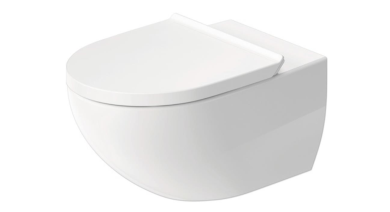 Duravit piekārtais pods ar SC vāku Architec Rimless 365x575mm, balts